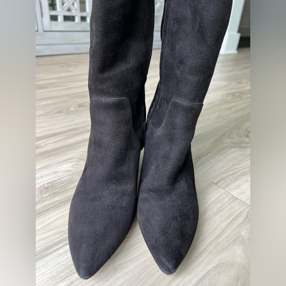 Sam Edelman Hai Knee High Boot , Black suede/ size 7.5 - Picture 2 of 10